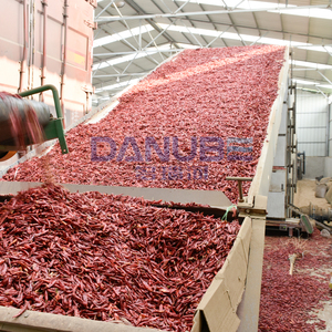 Customized Mesh Belt Dryer Chili Drying Production Line Drying Chili Peppers Dehydrator Dry Chili Grinding Machine - Product Image 1