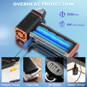 Jarvis <span class=keywords><strong>X</strong></span>ách Tay Mini Mạnh Mẽ Fan Chống Tĩnh Điện Ion Hóa Không Khí Súng Lithium Mạnh Mẽ Turbo Điện Nguồn Mô hình Mf100 Mf50 X15 F33 - Product Image 4