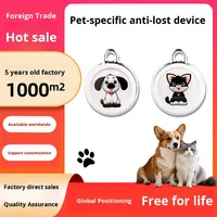 Localisateur GPS pour animaux de compagnie et chiots Collier de suivi sans fil bidirectionnel étanche IP67 avec positionnement Bluetooth
