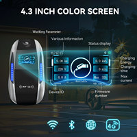 Chargeur mural intelligent pour véhicules électriques de 7 à 22 kW, type 2, certifié CE, pour l'Europe et l'Australie, fourni par l'usine