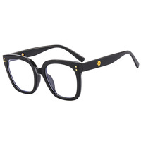 Montures de Lunettes Optiques Carrées Creuses Mode Anti-Lumière Bleue Rétro pour Femmes