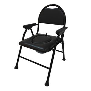 घर बहु-कार्यात्मक शौचालय कुर्सी पोर्टेबल तह गर्भवती महिलाओं के घर शौचालय उच्च बैक शौचालय कुर्सी उपलब्ध - Product Image 3