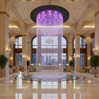 Cortina de Agua de Acero Inoxidable CNC - Decoración de Cascada Duradera y Ecológica para Interiores/Exteriores con Luces LED de Colores (220V)