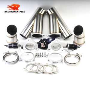 Desempenho de Aço Inoxidável Y Tubulação 2 Catback Escape Elétrico recorte 1 arrastar Para Baixo Tubo De escape válvula bypass switch botão DKYS - Product Image 2