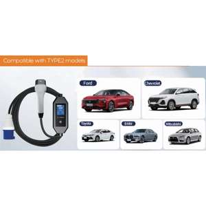 Chargeur EV portable tout-en-un 22 kW Type 2 compatible avec les normes EV du Royaume-Uni |   Certifié CE, nouvelle classification IP65 - Product Image 6