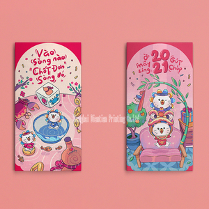 Phong Bì Đỏ Phong Bì Đỏ Thiết Kế Theo Yêu Cầu Cá Nhân Tiền May Mắn - Product Image 3