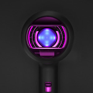 مجفف شعر ذكي بالأشعة تحت الحمراء البعيدة عالي القدرة مع ضوء أزرق وتقنية الأيونات السالبة، أداة تصفيف شعر مريحة وأنيقة - Product Image 6