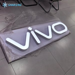 Enseigne extérieure personnalisée en lettres 3D LED lumineuses à halo blanc chaud, montées au <span class=keywords><strong>mur</strong></span>, en bois grainé, <span class=keywords><strong>pour</strong></span> café de luxe - Product Image 6