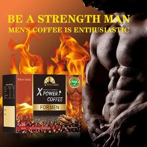 X Power直接无糖即食草本黑咖啡男士苦味能量粉盒包装 - Product Image 2