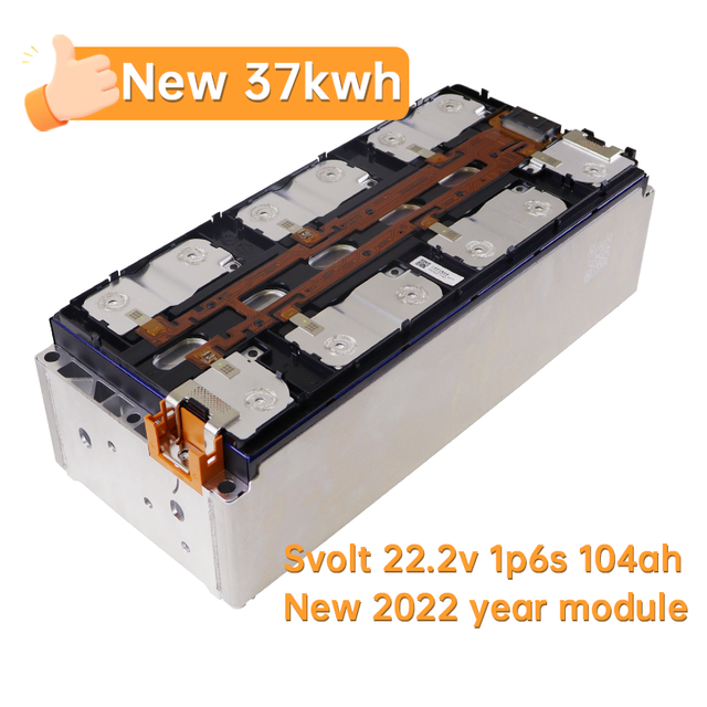 Original nissan Leaf Modules Svolt 6s1p 22.2v 114ah 104ah Nmc Battery Cell 37kwh 40kw 62kwh 1p6s 104ah for Ev Battery Module