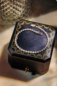 Xinfly 18k White <b>Solid</b> Gold Round 3.0ct Natural Diamond SI FG Iced Out Tennis <b>Bracelet</b> - Product Image 2