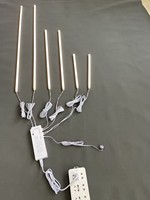Panneaux muraux en WPC Lambrin LED modernes pour l'intérieur, panneaux lumineux en WPC Lam LED pour la décoration du salon et des hôtels