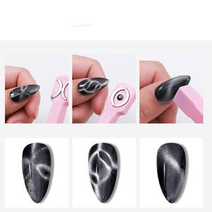 Outil magnétique 3-en-1 pour ongles œil de chat, à forte aspiration, double tête, pour vernis gel œil de chat, nail art et manucure en salon - Product Image 3