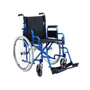 KJT606 Manual Wheelchair Aluminum Alloy Folding Lightweight Commode <b>Reclining</b> Portable With Leg Extension - Product Image 2
