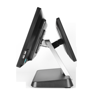 Có thể điều chỉnh góc 15.6 + 11.6 inch <span class=keywords><strong>Windows</strong></span> Màn hình Kép màn hình cảm ứng không thấm nước <span class=keywords><strong>POS</strong></span> thanh toán - Product Image 3