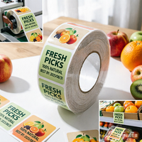 Label Stiker Vinyl Tahan Air Custom Roll Printing dengan Label Pribadi untuk Botol Stoples Selai Makanan