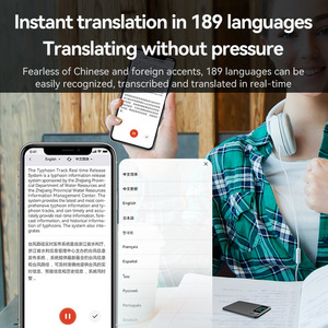 Grabadora de Voz Ultrafina A3P con Transcripción por IA y Traducción, Reproductor de Audio Digital Portátil para Negocios - Product Image 4