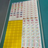 Tuiles de Mahjong américaines sur le thème des burgers, personnalisables, en acrylique, écologiques, durables, ensemble de voyage portable pour 4 joueurs, jeux pour adultes