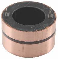 Support de balais de charbons pour anneau collecteur (dimensions : 41.8*25.5 / 24.5*13*9X 2 anneaux), pour assemblages de collecteurs à anneaux.