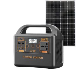 Générateur solaire d'urgence extérieur 300W avec batterie LiFePO4, onduleur à onde sinusoïdale modifiée MPPT, UPS et démarreur de secours - Product Image 1
