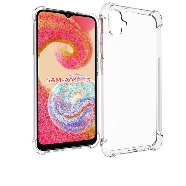 Shockproof Clear Phone Case for Samsung Galaxy M55 C55 A25 M14 F14 M54 F54 A34 A04E A04S 4G 5G Transparent Silicone TPU Cover