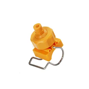 CT6540 BT6 Volledige Kegel Spray Bal Plastic Pijp Clip Oogje Single Clamp Nozzle