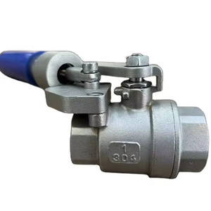 Válvula de bola flotante de acero inoxidable Furui de 2 piezas, 900 psi, con maneta Apollo <span class=keywords><strong>Deadman</strong></span>, cierre automático manual, retorno por resorte, OEM seguro - Product Image 1