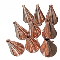 Équipement de distillation d'alcool en cuivre rouge de haute qualité en gros Nouveaux raccords de distillateur à tête d'oignon Moteur de casque Stiller