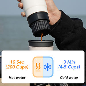 MEIMOKA Máquina de café espresso portátil de 20 bares, compatible con cápsulas y café molido, elaboración rápida, recargable y apto para viajes - Product Image 4