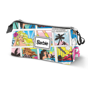 Karactermania For Barbie Trousse à crayons triple, multicolore - Product Image 3