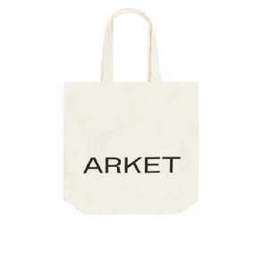 Bolsa de Mano Reutilizable de Lona de Algodón Resistente y Ecológica, Diseño Sencillo, Unisex, 17x17 Pulgadas, Capacidad de 30 a 40 Litros - Product Image 1