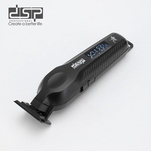 Tondeuses à cheveux électriques Dsp avec écran LCD, modèle rechargeable à piles pour hommes, pour la coupe des cheveux - Product Image 3