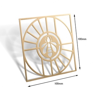 Posavasos Decorativo de Latón con Logotipo Personalizado, para Té, Vino o Regalos, Diseño Hueco Redondo - Product Image 5