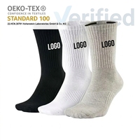 Chaussettes de sport personnalisées avec logo brodé pour adultes et jeunes, idéales pour la course et l'entraînement, avec soutien de la voûte plantaire et confort optimal