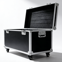 Valise de transport professionnelle en aluminium pour instruments de scène, avec roues pivotantes, durable, prix compétitif, fabrication OEM, usine de Ningbo