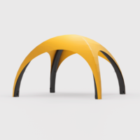 Chapiteau publicitaire dôme X tente avec lumière gonflable Gazebo avec logo personnalisé événement exposition sport extérieur
