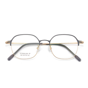 Monture de lunettes Danyang Designer en titane pur 994 50 18 145, monture métallique rétro pour usage général - Product Image 1