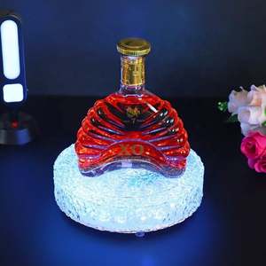 Restaurante Hotel fiesta Bar clubes nocturnos plato de aperitivos de frutas brillantes LED botella luminosa taza glorificador bandeja para servir - Product Image 4