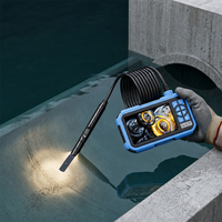 Endoscope industriel pour l'inspection des conduits HVAC, écran IPS 4,3 pouces, 1080P HD, étanche IP67, câble rigide