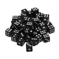 Mini 8mm Point Carré DIY Voyage Jeu Dés 6 Face Puzzle pour Enfants Dollhouse Accessoire