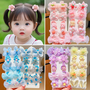 10 pz/<span class=keywords><strong>set</strong></span> nuovi per bambini cravatte per <span class=keywords><strong>capelli</strong></span> principessa <span class=keywords><strong>accessori</strong></span> per <span class=keywords><strong>capelli</strong></span> dolci graziosi ragazze fiori per <span class=keywords><strong>capelli</strong></span> elastici per neonati - Product Image 2