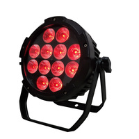 12x 18W RGBWA+UV Projecteurs LED PAR sans fil à batterie, étanches IP65, contrôle DMX, éclairage de scène pour DJ