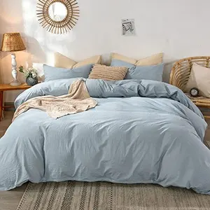 उच्च गुणवत्ता वाली कपास रजाई कवर बिस्तर में आराम से सेट लक्जरी किंग आकार के आरामदायक बिस्तर सेट को कवर करता है।