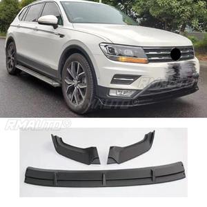 Para Volkswagen Tiguan L 2017-2021, kit de carrocería con difusor y divisor de labio de parachoques delantero, pieza de modificación de labio de parachoques negro brillante - Product Image 3