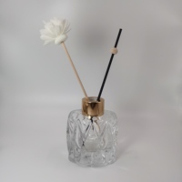 Bouteilles diffuseurs de parfum en verre dépoli transparent 50ml/100ml, décoration d'intérieur, désodorisant, bouchon à vis, emballage vide
