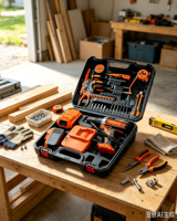 Ensemble de perceuse sans fil multifonctionnelle CAMPEGGI DMG2015 OEM, batterie au lithium, boîte à outils en plastique, pour l'entretien domestique, garantie 1 an