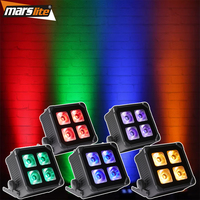 Projecteur LED PAR 4*20W à piles, étanche IP65, DMX512 sans fil, pour DJ, discothèque, mariage