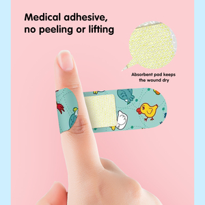 Cartoon <b>Band</b> <b>Aids</b> Breathable Waterproof PE Wound Dressing Adhesive <b>Plasters</b> for Daily Care - Product Image 1
