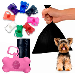 Distributeur de sacs à déjections pour animaux Ele-Gate en forme d'os, 15 sacs pour les promenades avec les chiens - Product Image 1