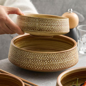 Vajilla <span class=keywords><strong>de</strong></span> hotel <span class=keywords><strong>de</strong></span> <span class=keywords><strong>loza</strong></span> gruesa vintage, Platos y platos duraderos para una experiencia gastronómica elegante - Product Image 3